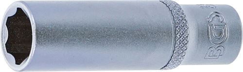 BGS Hlavice nástrčné 1/4", 4 -14 mm, prodloužené, SuperLock