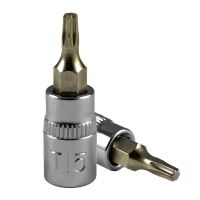 Hlavice zástrčná na šroubovák Torx (Tx) 25 mm pochromovaný – JBM 13387 Hlavice zástrčná na šroubovák Torx (Tx) 25 mm pochromovaný – JBM 13387