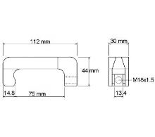 Adaptér pro demontáž injektoru podkládací,průměr vidlice 13mm – BGS 7777-2 (2)