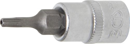BGS Hlavice zástrčné 1/4", 10 - 50 mm. TS-Profil  s vrtáním