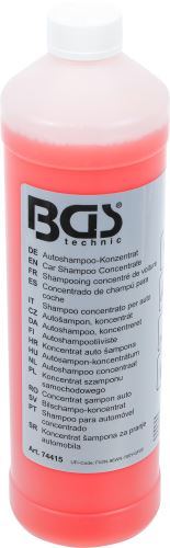 Autošampon, koncentrát,  červená,  1000 ml - BGS 74415