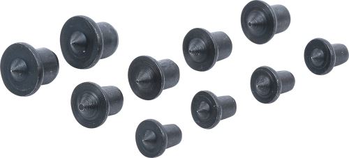 Sada kolíkovačů, 6–8–10 mm, 10dílná - BGS 50404