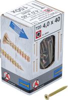 Víceúčelové šrouby, T-profil (pro Torx) T20, 4, 0 x 40 mm, 150 ks - BGS 88003 Víceúčelové šrouby, T-profil (pro Torx) T20, 4, 0 x 40 mm, 150 ks - BGS 88003