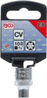 BGS Hlavice nástrčné 3/8", E4 - E20,  pro E-profil  Chrom Vanadium (2)