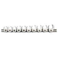 Klíče ploché otevřené Crowfoot 3/8", 10 ks - JBM 54187 Klíče ploché otevřené Crowfoot 3/8", 10 ks - JBM 54187