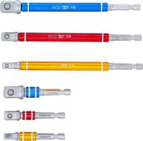 Sada adaptérů pro vrtačky, barevné, vnější šestihran 6,3 mm (1/4"), vnější šestihran 6, – (2)