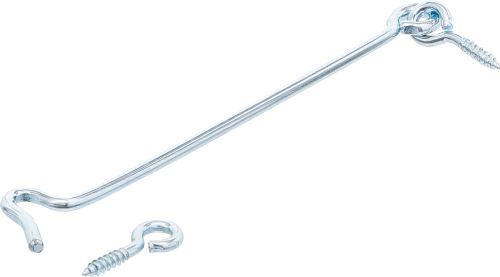 Háček zajišťovací s okem délka 160 mm, pozinkovaný - BGS 80940