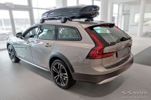 Prahové lišty Volvo V90 2016- (combi, tmavé, lesklé) (7)