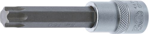 BGS Hlavice zástrčné 1/2", T15 - T70, T-profil, délka 100 mm