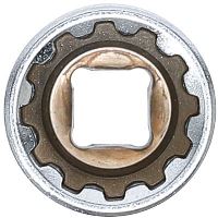 BGS Hlavice nástrčné 1/4", 4 - 13 mm,  prodloužené, "GearLock" (1)