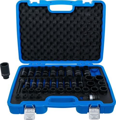 Hlavice nástrčné tvrzené šestihranné, 12,5 mm (1/2"), 27 - 50 mm, 40