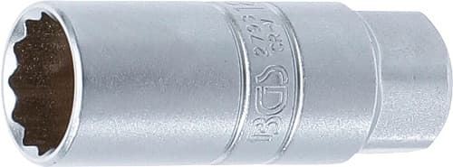 Nástrčná hlavice na zapalovací svíčky, dvanáctihranná | 10 mm (3/8") | 18 mm - BGS 2793