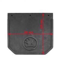 Lapač nečistot/zástěrka -  Škoda 1203 (zadní, plechová karoserie) (1)