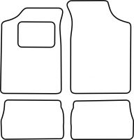 Textilní autokoberce Citroen Saxo 1997-2000 (1)