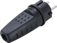 Vidlice 16A/250V, průmyslová, gumová, IP44 - BGS 80761 (1)