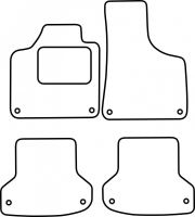 Textilní autokoberce Audi A3 2003-2012 (1)