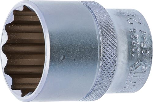 BGS Hlavice nástrčné 1/2", 8 - 46 mm, 12ti hranné