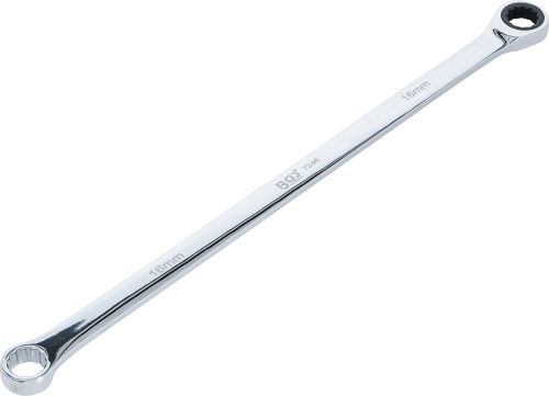 BGS Klíče očkové ráčnové a očkové,10 - 19 mm extra dlouhý
