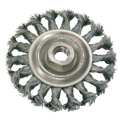 Kartáč plochý copový, průměr 125 mm, se závitem M14