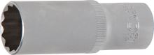 BGS Hlavice nástrčné 1/2", 8 - 28 mm,12ti hranná, prodloužené (38)
