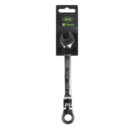 Klíč kombinovaný ráčnový FLEX 14 mm - zrcadlový povrch - JBM 15220