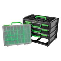 Box plastový s přihrádkami na šroubky a drobný materiál. 4 šuplata (2)