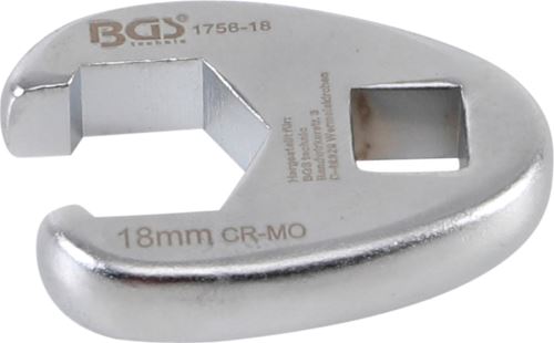BGS Klíče ploché 3/8", 10 - 19 mm, otevřené