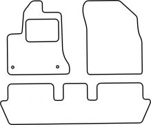 Textilní autokoberce Citroen C4 Picasso 2006-2013 (5 míst) (1)
