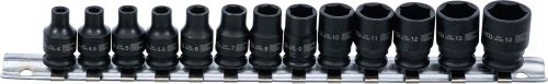 Sada silových nástrčných šestihranných hlavic, šestihranné,  6,3 mm (1/4"),  4 - 14 mm,  1