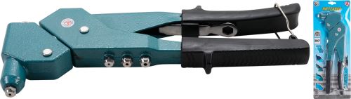 Kleště nýtovací otočné + 4 nástvace, 2,4 – 4,8 mm – BGS 403