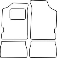 Textilní autokoberce Peugeot 106 2000-2004 (1)