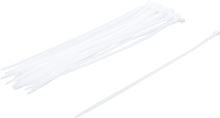 Vazací pásky 8,0 x 400 mm, 30 dílů, bílé - BGS 80878 Vazací pásky 8,0 x 400 mm, 30 dílů, bílé - BGS 80878