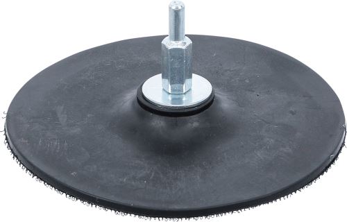 Unašeč na vrtačku gumový pr. 125 mm, dřík 6 mm - BGS 3074