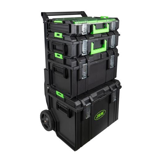 Vozík dílenský montážní Modulární , stohovatelný, 4 boxy - JBM 54518