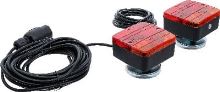 Sada světel pro přívěs s magnetickým držákem, 2dílná - BGS 80960 (2)