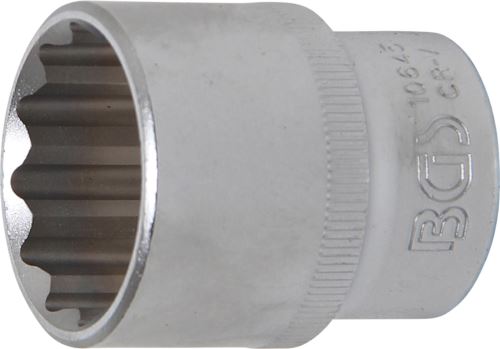 BGS Hlavice nástrčné 1/2", 8 - 46 mm, 12ti hranné