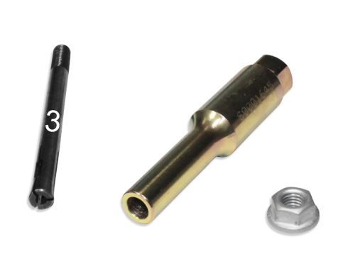 Přípravek pro demontáž elektrody žhavicí svíčky  4 mm (S1645-3) - TESAM S0001649