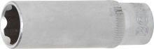 BGS Hlavice nástrčné 1/4", 4 -14 mm, prodloužené, SuperLock (14)