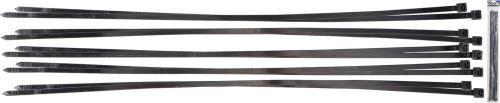 Vázací pásek 8,0 x 700 mm, černý, 10 ks - BGS 80773