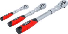 Sada přepínacích ráčen ,  teleskopická, úhlová ,  6,3 mm (1/4") - 10 mm (3/8") - 12,5 mm ( (4)