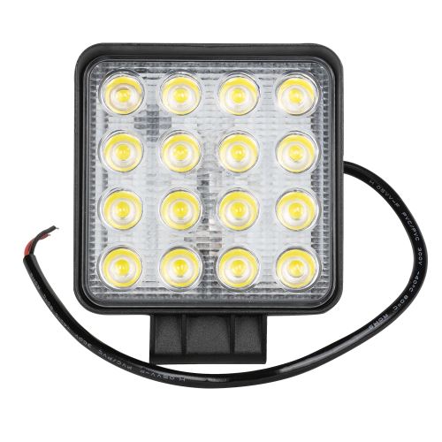 Pracovní světlo 16 LED 48W čtvercové rozptýlené světlo - JBM 53045