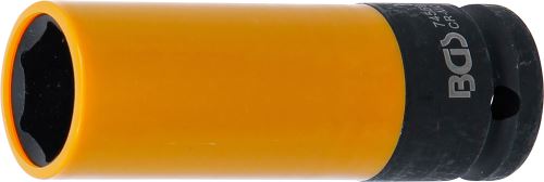 Hlavice nástrčná  1/2" 19,5 a 18,5 mm, prodloužená, pro AL kola, tvrzená BGS