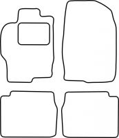 Textilní autokoberce Mazda 6 2008-2012 (1)