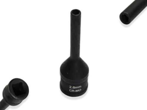 Nástrčná hlavice pro vyšroubování poškozené žhavící svíčky 2,6 mm - TESAM S0000549