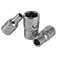 JBM Hlavice nástrčné 1/4"šestihranná zásuvka 4 - 14 mm - pochromované (5)