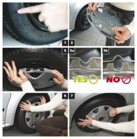 Sada poklic Avalon Silver Black - 15" (2)
