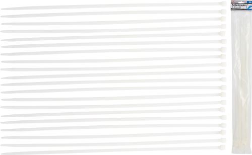 Pásky vázací souprava,  bílé, 8.0 x 600 mm, 20 pcs. - BGS 80776