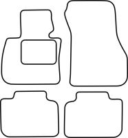 Textilní autokoberce BMW X1 2015-2022 (F48) (1)