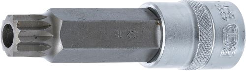 Hlavice nástrčná, délka 100 mm, 12,5 mm (1/2"), vnitřní tisícihran (pro XZN) s otvorem  -