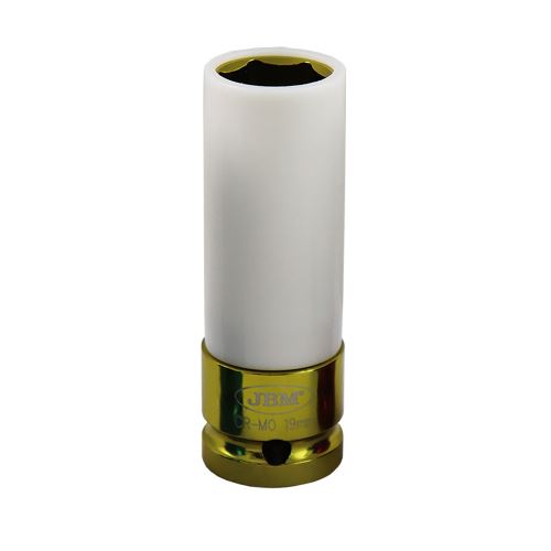 Hlavice nástrčná tvrzená / rázová 1/2"" pro slitinové kotouče 19 mm – JBM 1131